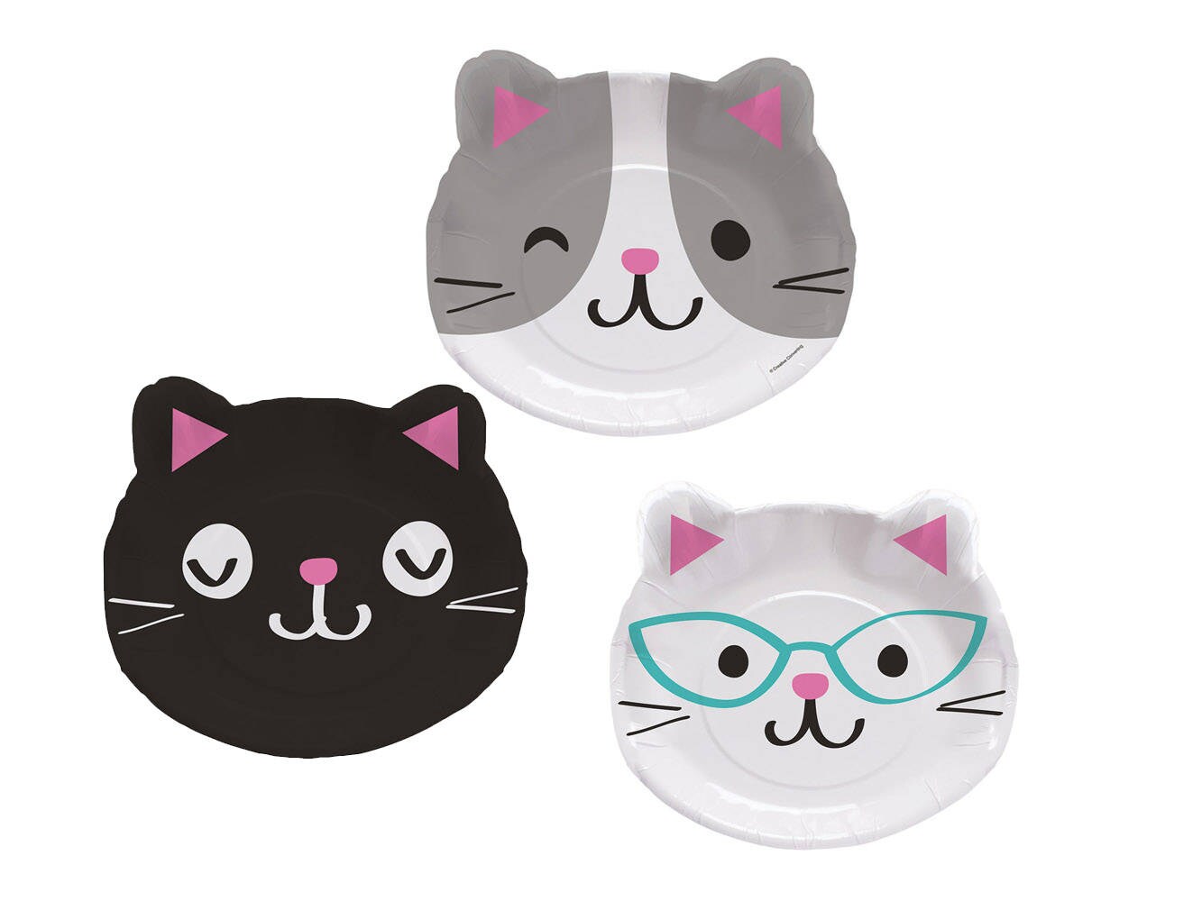 Kitten Plates Set of 8 Cat Paper Party Tableware Etsy