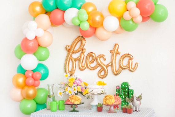 Cactus Balloon Garland Kit Fiesta Party Decor Custom Size