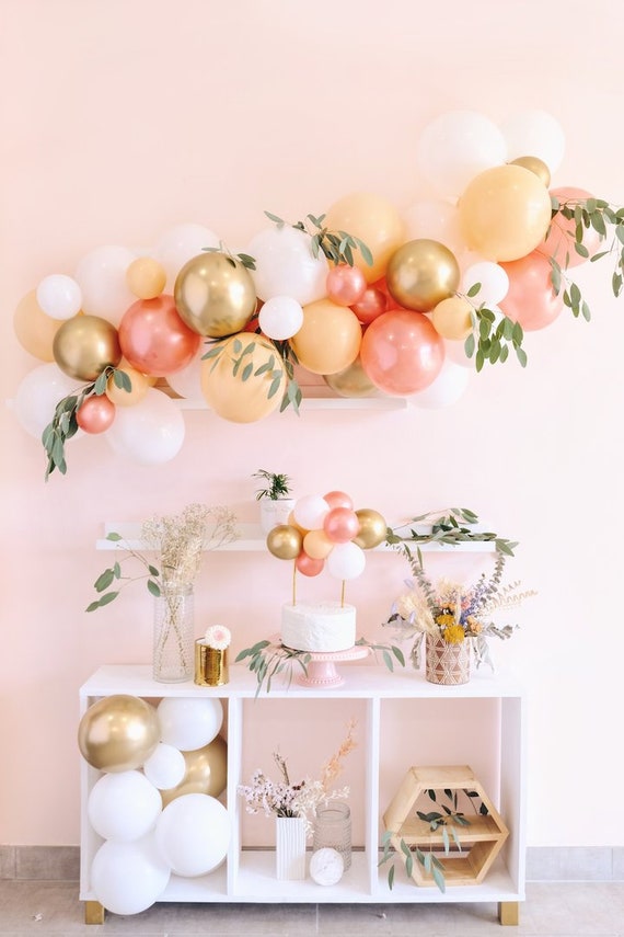 Rose Gold & Blush Balloon Garland Kit - Custom Size Balloon Arch DIY Il_570xn