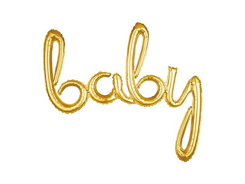 baby letter balloons