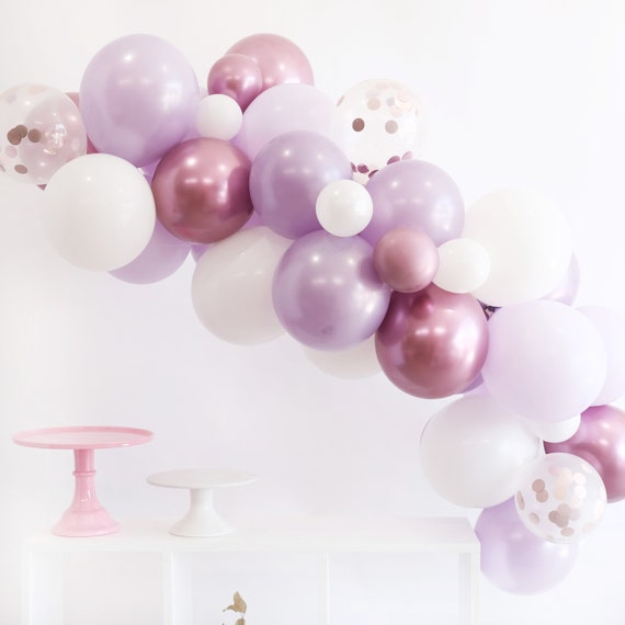 Lavender Balloon Garland Kit - Custom Size Balloon Arch DIY Il_570xn