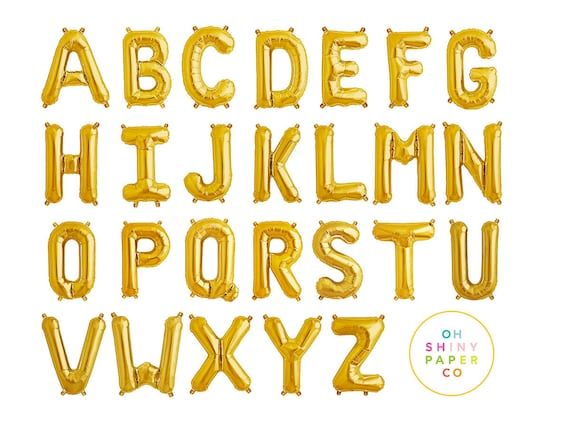 pink mylar letter balloons