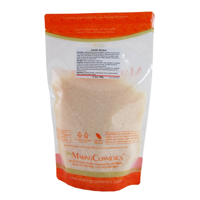 Makingcosmetics Lanolin Alcohol Cosmetic Ingredient Etsy