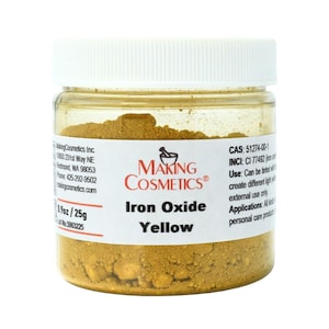 MakingCosmetics - Iron Oxide Yellow - Cosmetic Ingredient image 1