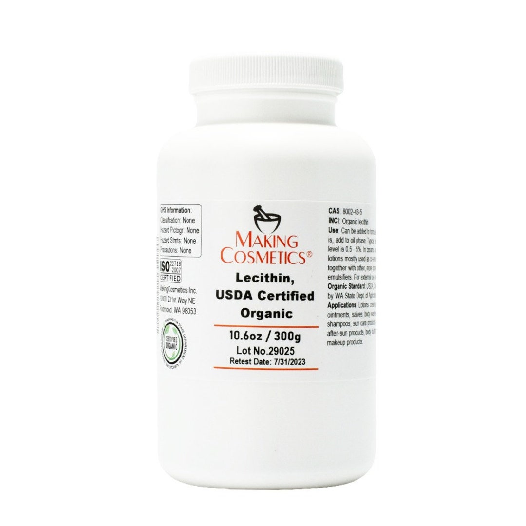 Makingcosmetics Lecithin, USDA Certified Organic Cosmetic Ingredient Etsy