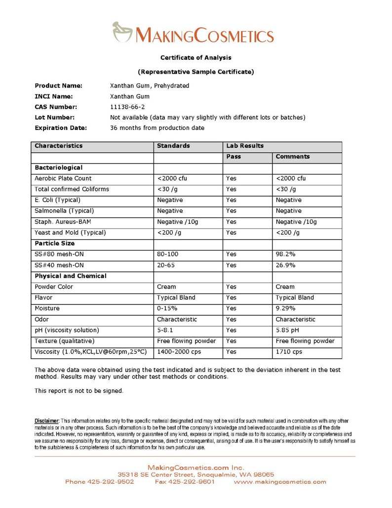 MakingCosmetics Xanthan Gum, Prehydrated Cosmetic Ingredient image 4