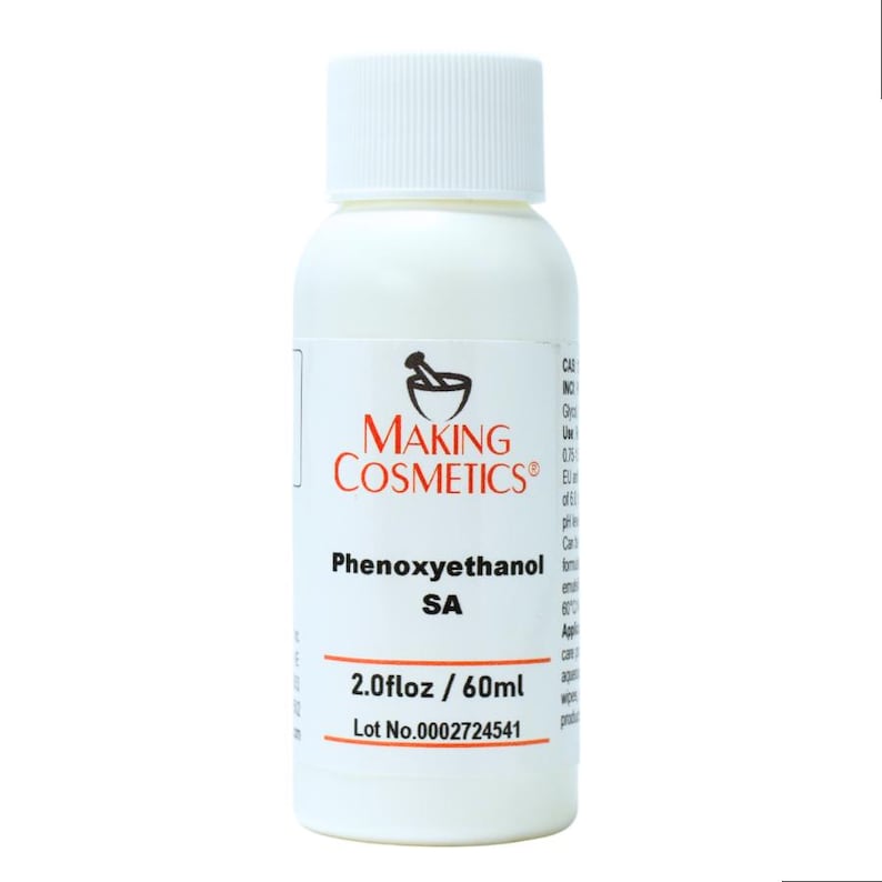 May include: A white bottle with a white cap, labeled "MAKING COSMETICS" in red and black. The bottle contains "Phenoxyethanol SA" and is 2.0 fl oz / 60ml. Lot No. 0002724541 is also printed on the label.