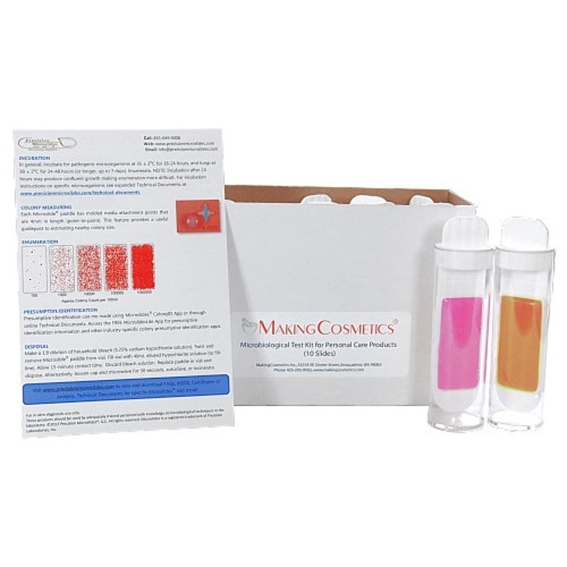 MakingCosmetics Microbial Test Kit Cosmetic Kit Etsy