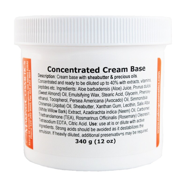MakingCosmetics Concentrated Cream Base Cosmetic Etsy