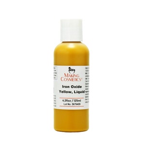 MakingCosmetics Iron Oxide Yellow, Liquid Cosmetic Ingredient image 1