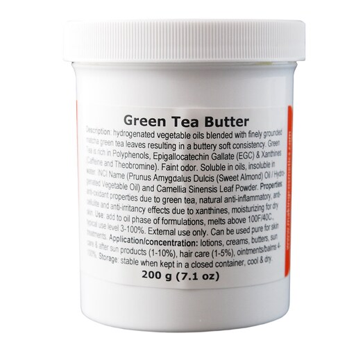 Makingcosmetics Green Tea Butter Cosmetic Ingredient Etsy