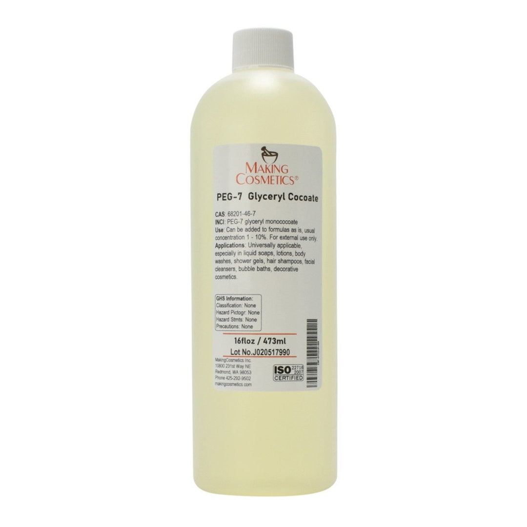 MakingCosmetics - PEG-7 Glyceryl Cocoate - Cosmetic Ingredient - Etsy 日本