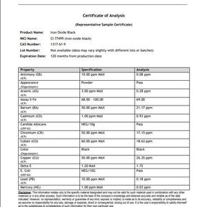 MakingCosmetics - Iron Oxide Black - Cosmetic Ingredient afbeelding 3
