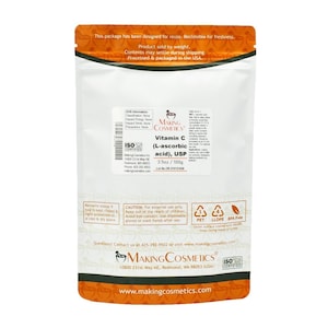 MakingCosmetics - Vitamin C (L-ascorbic acid), USP - Cosmetic Ingredient