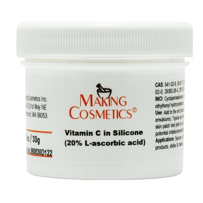 MakingCosmetics Vitamin C in Silicone 20% L-ascorbic acid Cosmetic Ingredient image 1