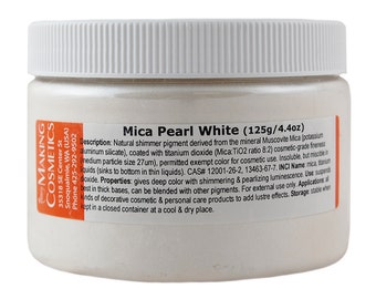 MakingCosmetics - Mica Pearl White - Cosmetic Ingredient