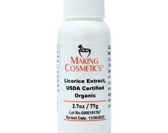MakingCosmetics - Licorice Extract, USDA Certified Organic - Cosmetic Ingredient