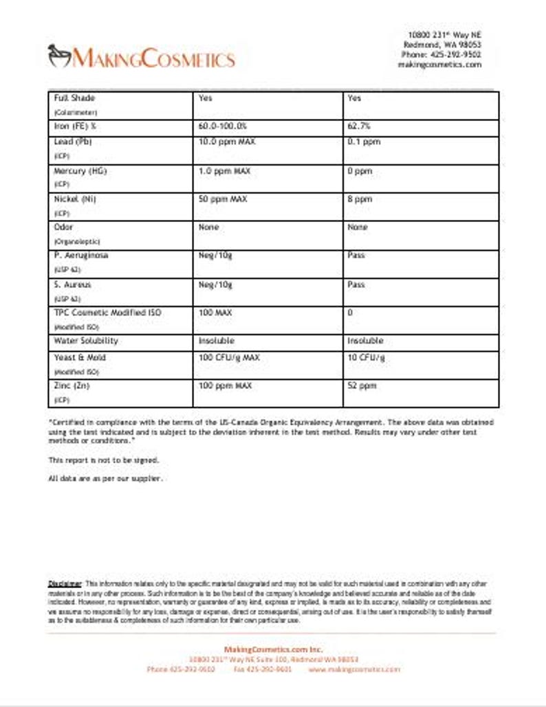 MakingCosmetics - Iron Oxide Yellow - Cosmetic Ingredient image 4