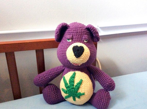 weed teddy bear