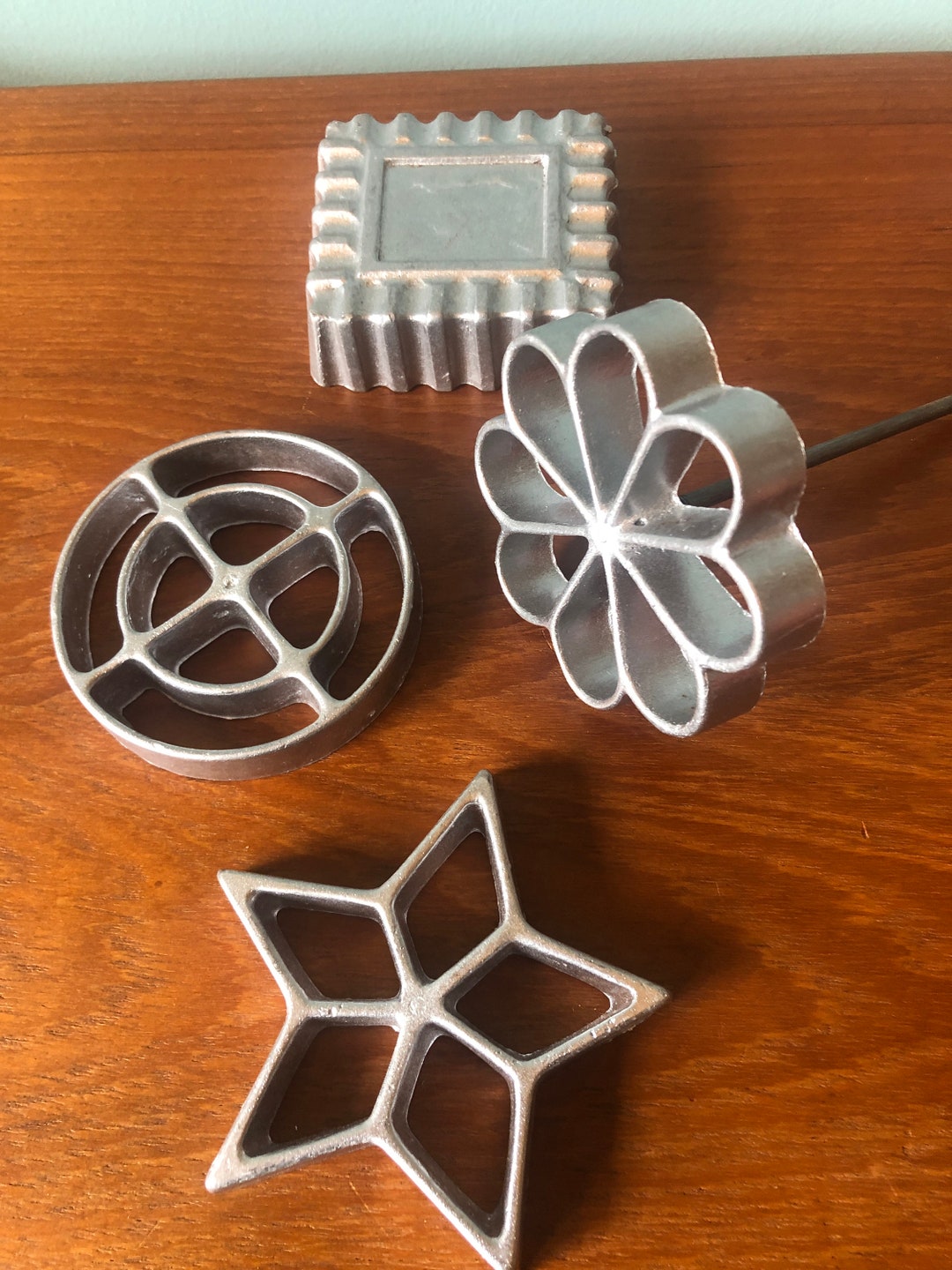 Vintage Nordic Ware Rosette and Timbale Iron Set, Retro Nordic Ware