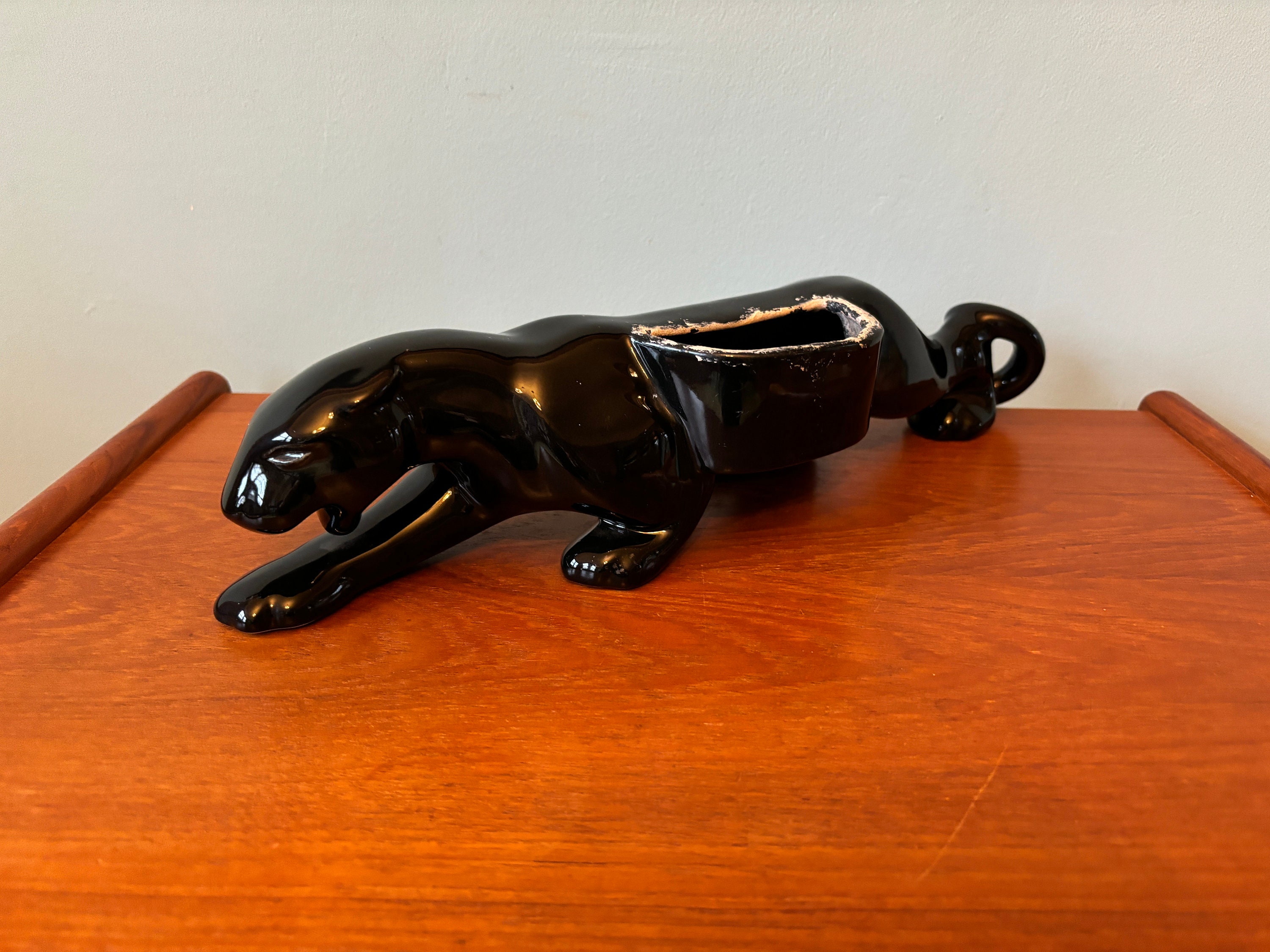 Black Panther Ceramic Planter - Etsy
