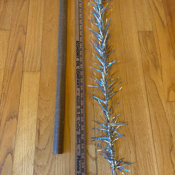 Vintage 1950’s Aluminum Christmas Tree Branches 26" Inches In Length, Bundles of 4, Retro Replacement  Branches With Paper Sleeves Included