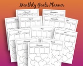 Monthly Goal Setting Planner