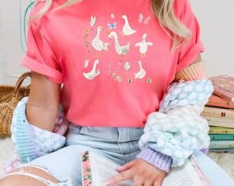 Got Too Silly Silly Geese Croquette Tee Silly Geese Shirt One Silly Geese Got Too Silly Shirt Sarcastic Geese Tee Funny Geese Outfit Bow