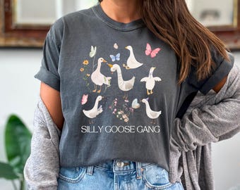 Got Too Silly Silly Geese Tee Silly Geese Shirt One Silly Geese Got Too Silly Shirt Sarcastic Geese Tee Got Too Silly Funny Goose Bumps