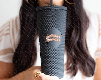 Coffee and Chill Matte Studded 24oz Screw Top Tumbler, Double Walled Insulated Sayers & Co. #100176