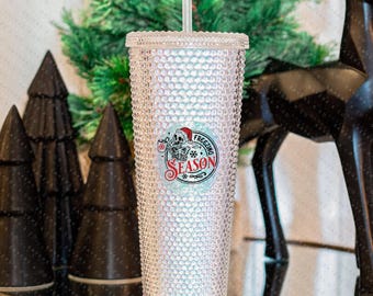 Freezing Season Matte Studded 24oz Screw Top Tumbler, Double Walled Insulated Sayers & Co. #100232