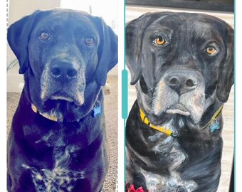 Hand painted Portraits- Pet Portraits- Paintings- keepsake- Pet Gifts- Pet Art- Pet Paintings