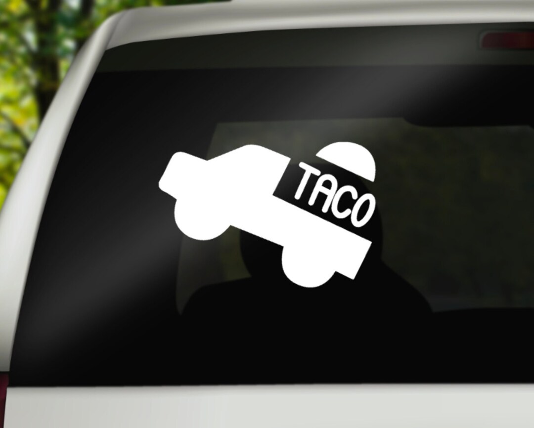 thumbnail image 2 of AUXITO Tri-Color Grille Stickers – Red/Orange/Yellow Reflective Decals – For 2016-2020 Toyota Tacoma 2 of 5
