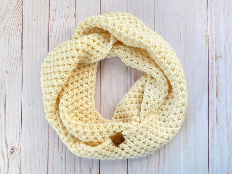 crochet infinity scarf pattern, crochet scarf pattern, crochet pattern, scarf pattern, infinity pattern image 8