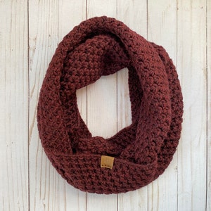 crochet infinity scarf pattern, crochet scarf pattern, crochet pattern, scarf pattern, infinity pattern image 2