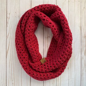 crochet infinity scarf pattern, crochet scarf pattern, crochet pattern, scarf pattern, infinity pattern image 5