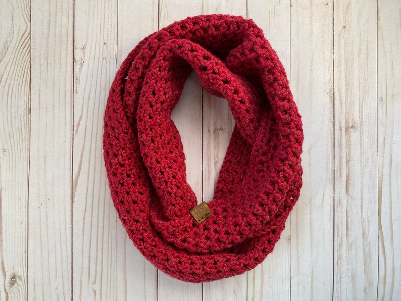 crochet infinity scarf pattern, crochet scarf pattern, crochet pattern, scarf pattern, infinity pattern image 5