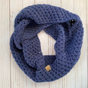 crochet infinity scarf pattern, crochet scarf pattern, crochet pattern, scarf pattern, infinity pattern image 6