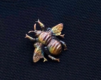 Bee Pin - Copper Bee Jewelry - Honeybee Pin - Bee Pins - Bees Brooch - Copper Bees - Bug Pin - Honeybees -Bee Gifts