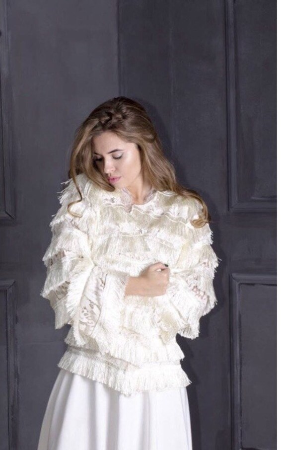 lace wedding coat