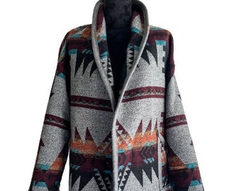 Aztec Women’s Coat, Western Coat, Southwestern Coat, Women’s Coat