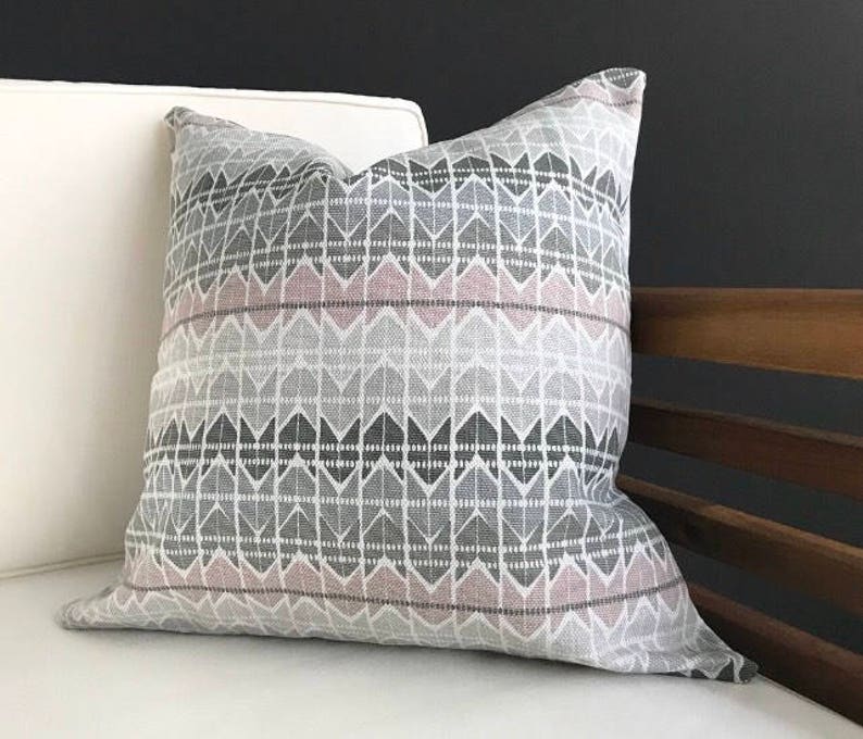 Pink Traibal Pillow Cover BARTON Boho Pink Pillow Tribal Etsy