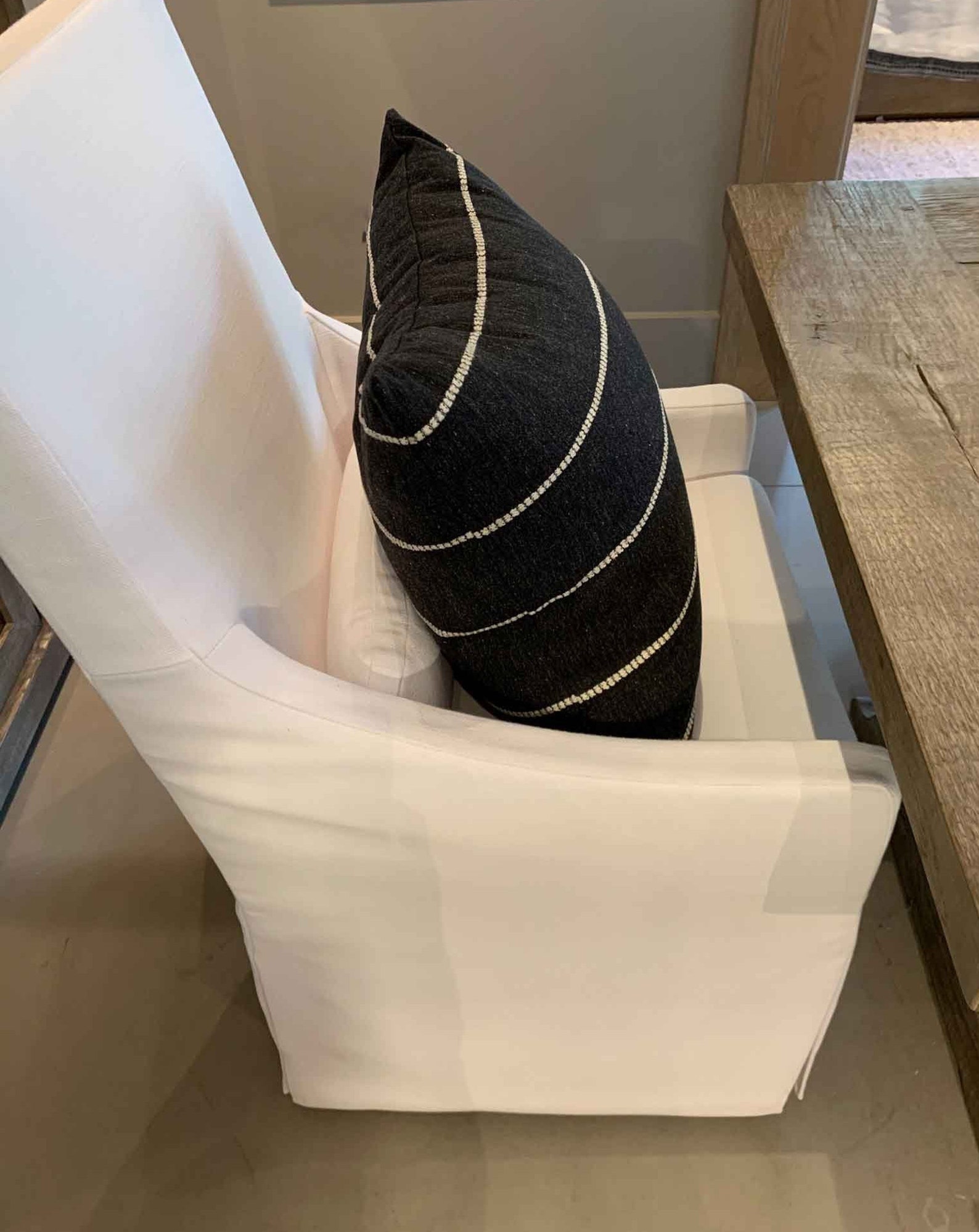 Long Lumbar Black Stripe Pillow Body Pillow Many Sizes Etsy