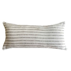 Neutral Stripe Pillow Neutral Texture Pillow Neutral Lumbar - Etsy