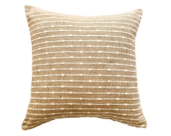 Rost Braun Leinen Kissenbezug, Minimalist Home Decor