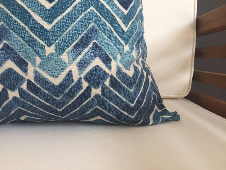 Blue Tribal Pillow Cover SIMONA Indigo Pillow Navy Ikat Etsy