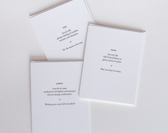 letterpress holiday cards etsy