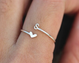 etsy initial ring