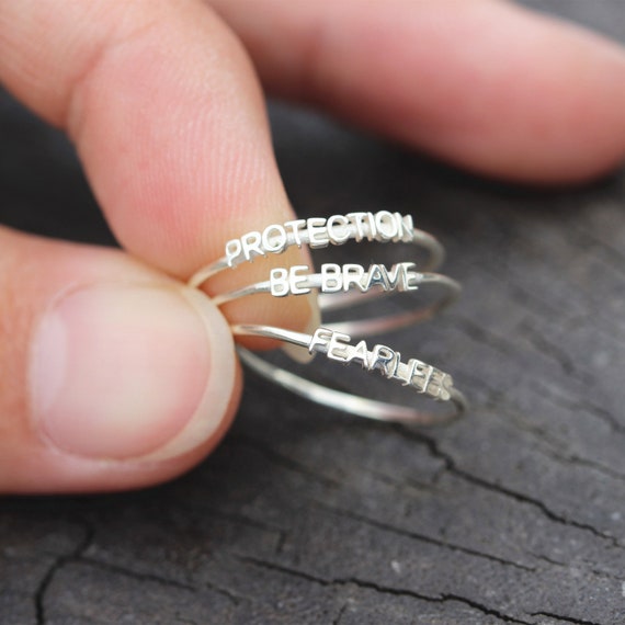custom word rings