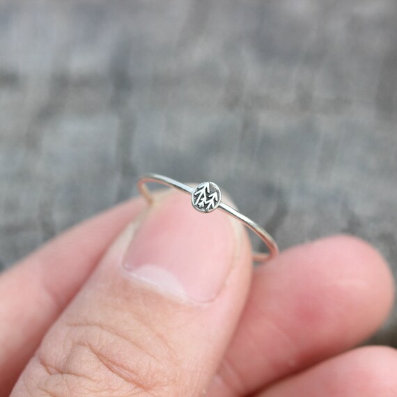 sterling silver Pine Tree Ring- Forest silver Ring,EvergreenTree Ring,Winter Trees Ring,everyday jewelry,dainty ring,gift for her